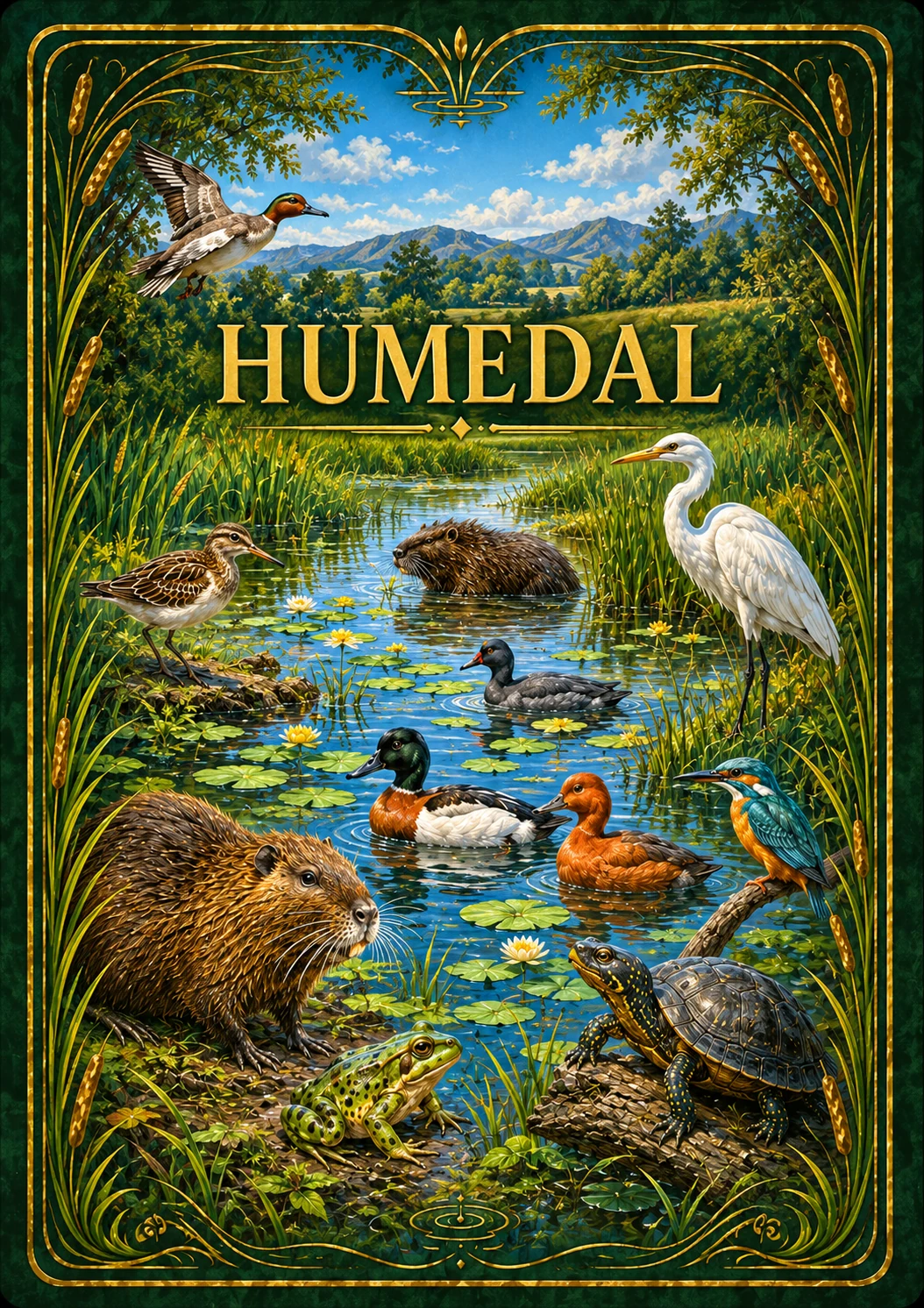 Ilustración promocional de Humedal